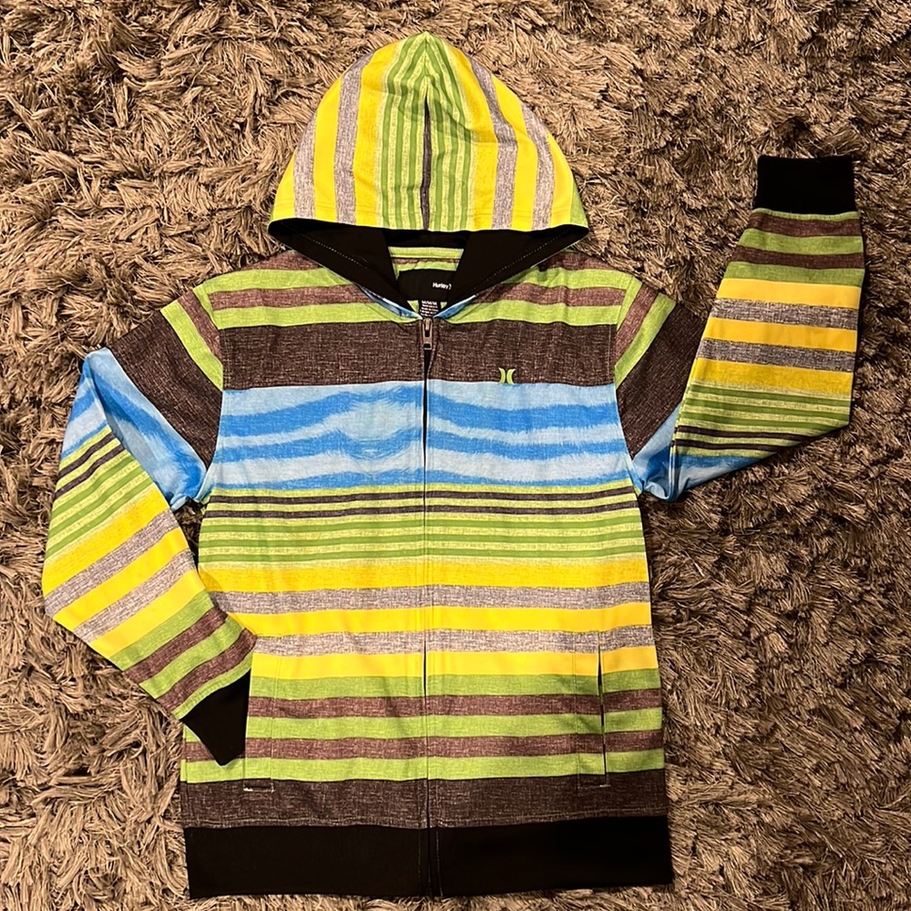 Hurley Boys Fill Zip Hoodie Size M